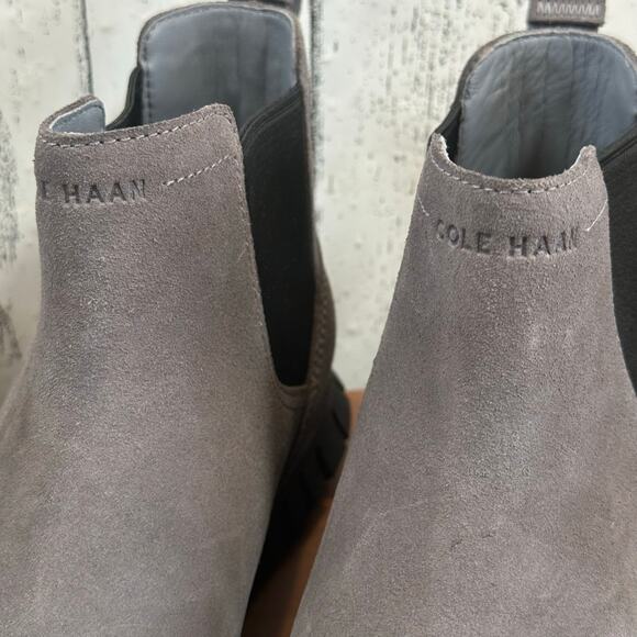 Cole Haan Men's Zerogrand Waterproof Chelsea Boots Size 7 Wide - Picture 3 of 9